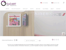 Tablet Screenshot of goartonline.com